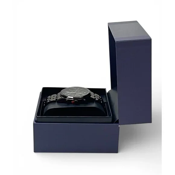 Beverly Hills Polo Club Mens Black Dial Chronograph Watch In Original Box, New - Picture 4 of 11